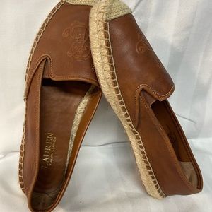 Ralph Lauren size 7 leather Espadrilles